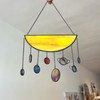 Solar System Stained Glass Suncatcher Hanging Wall Decor, Space Gift