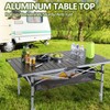 Ablazer Camping Table with Carry Bag, Adjustable Height Portable Table