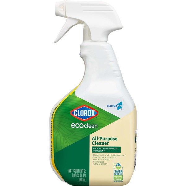 CLOROX Clorox CloroxPro EcoClean All-Purpose Cleaner Spray Bottle, 32 Fluid