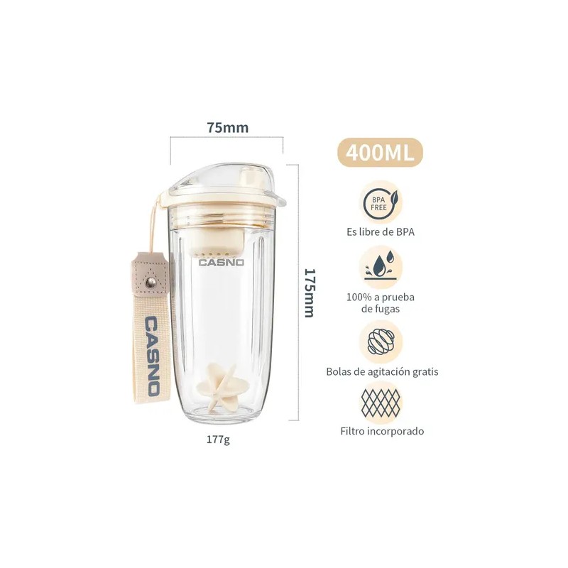 Proteina Shaker Gym Mezcladora Productos Deportivos 400ml Awvuq Material De