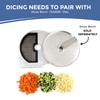 TK Half Hopper Vegetable Chopper Replacement Disc - Universal Half