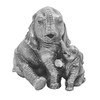Lesser & Pavey Reflections Silver Resign Animal Ornament - Elephant