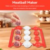 2 uds fabricante de albóndigas, bolas de carne rellenas bolas