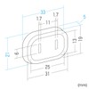 サンワサプライ コンセント安全カバー TAP-PSC5N ゴム ブルー