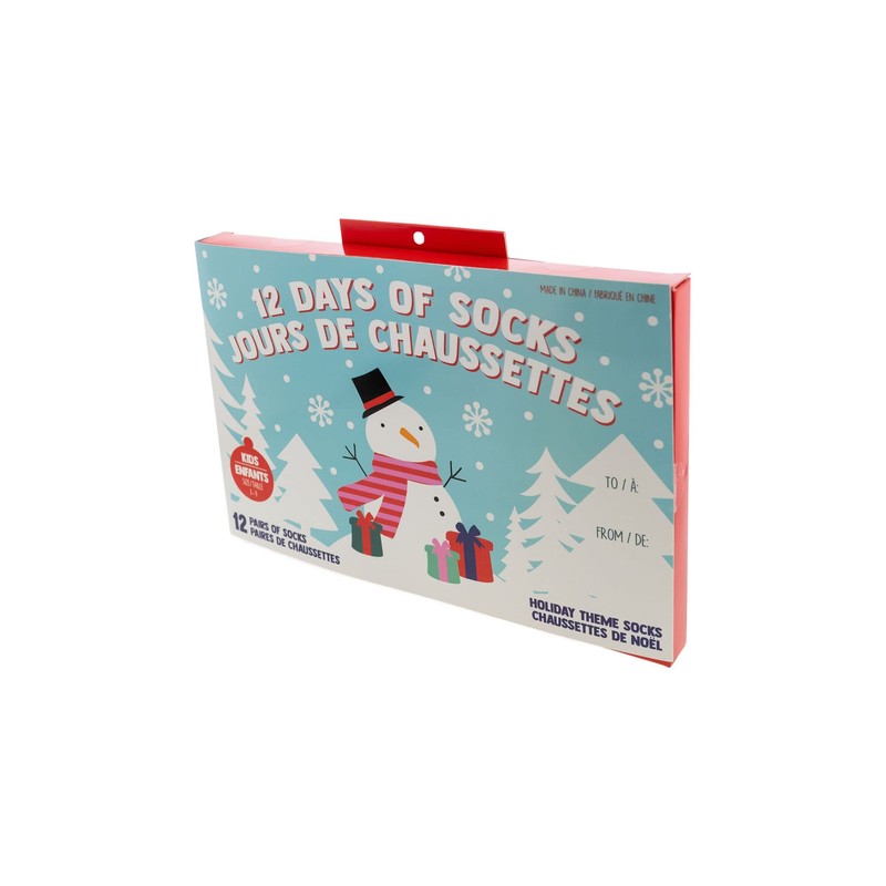 Gertex Kids Holiday Sock Advent Calendar | 12 Days of