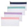 Pack of 4 20.5 x 10 cm Transparent Pencil Case