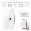 Tuya WiFi Intelligent Touched Screen Fan Light Switch Speed Adjustable