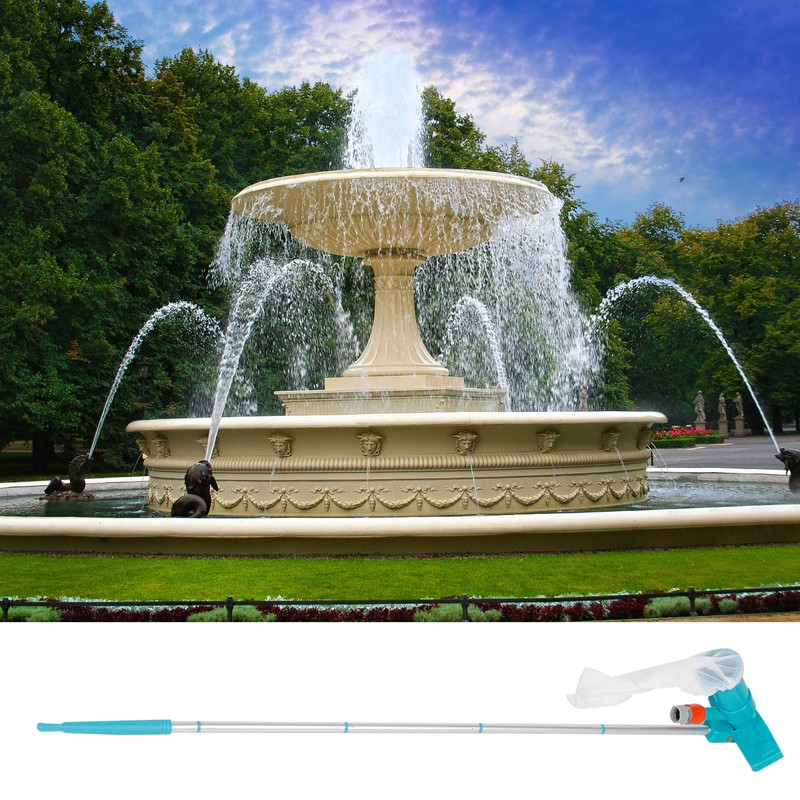 Portable Swimming Pool Cleaner Vacuum Suction Head Set Fountain Hot