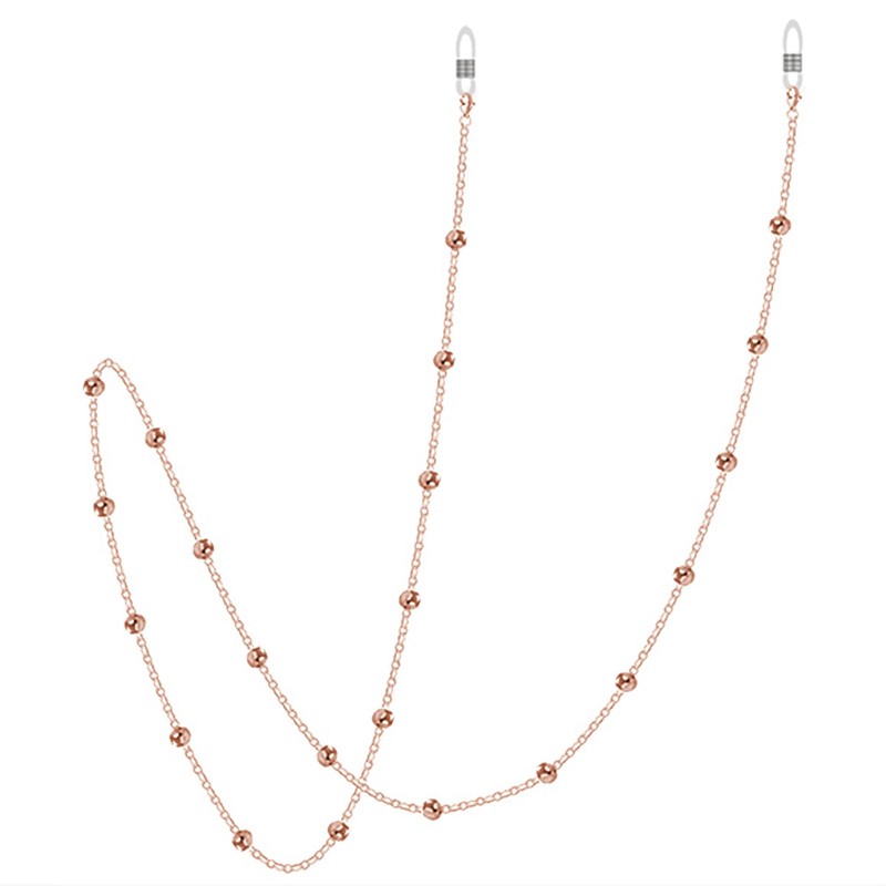 ZOORON Eyeglass Chains for Women, Premium Beaded Eyeglass Necklace Chain