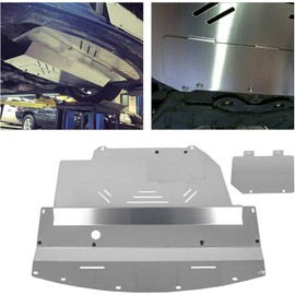 ECOTRIC Engine Splash Shield Aluminum Compatible with 2003-2009 Nissan 350Z 2003-2008 Infiniti G35 RWD Sedan G35 Sedan 2WD G35 Sedan 2WD G35 Coupe Skid Plate Under Tray Engine Cover Easy Oil Change