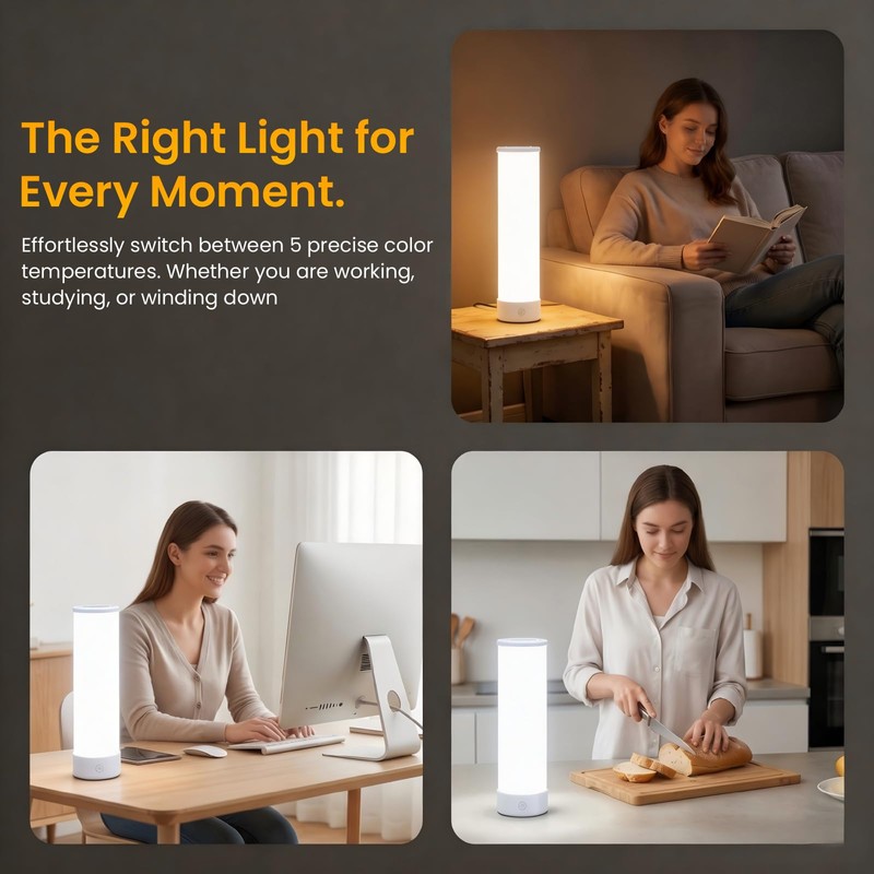 NoeiiT 15000 Lux Light Therapy Lamp, UV-Free Happy Sunlight Lamp