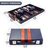 Backgammon Set for 2 Players, 11 Inch Backgammon Case with