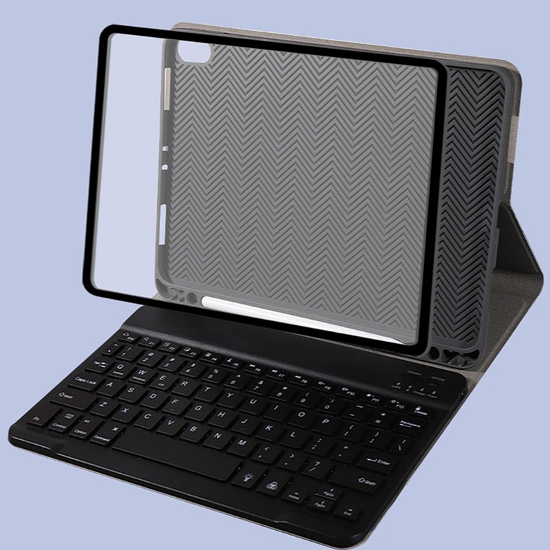 Tablet Flip Stand Cover Keyboard Shell TPU Detachable Wireless with