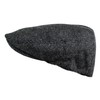 Wonderful Fashion Men's Herringbone Tweed Wool Blend Snap Front Newsboy