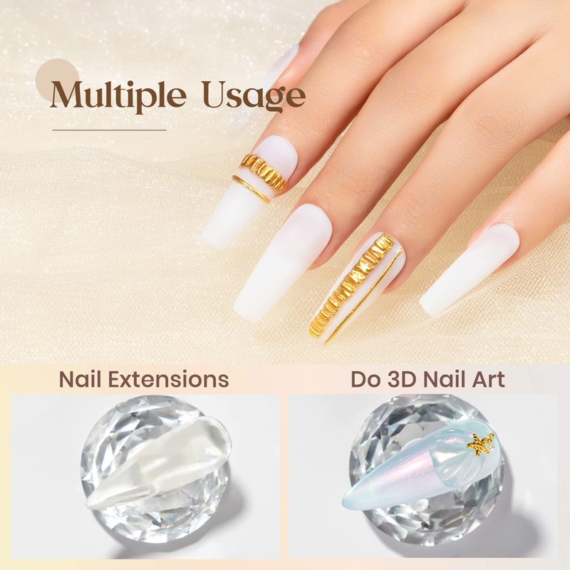 SUPWEE Solid Builder Gel for Nail Extension - 30g Clear