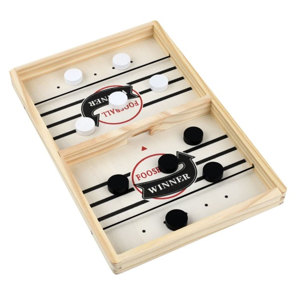 ENN LLC Sling Hockey Board Game Table Game Wooden Tabletop