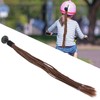 Colorful Stylish Motorcycle Helmet Ponytail Helmet Dreadlocks Braids with Suction
