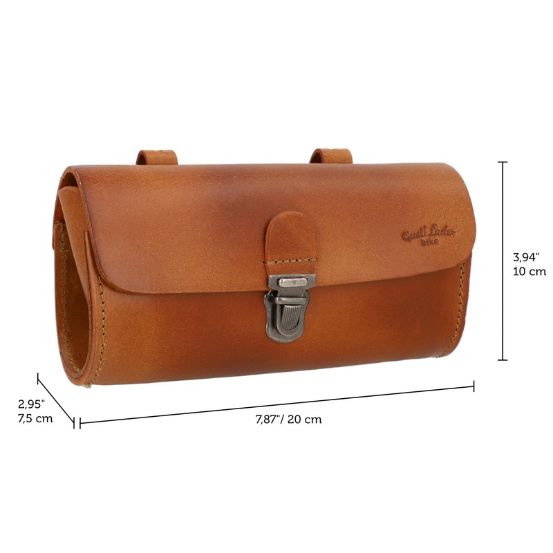 Gusti Marti Leather Saddle Bag Handlebar Bag Bicycle Bag Vintage