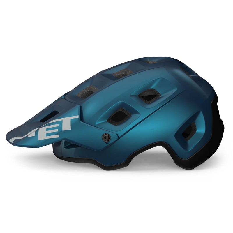 MET Helmet, Blue, Matte Black, M