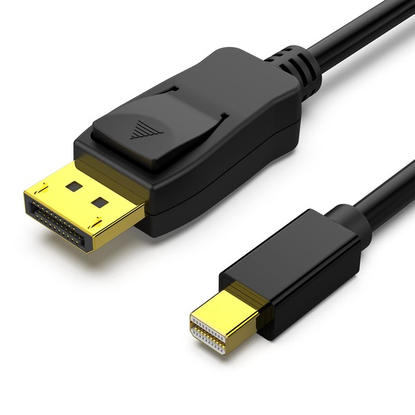 BENFEI 1.8m Mini DisplayPort-DisplayPortケーブル 4K @ 60Hz、2K @ 144Hz Mini DP（Thunderbolt2 互換）-DP ケーブル（オス-オス）金メッキコード