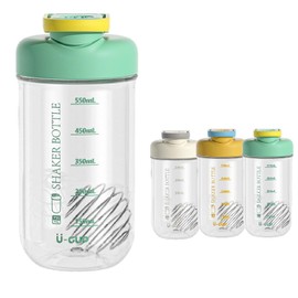 25.4 fl oz (750 ml) Blender Bottle with Water Level Scale Protein Shaker Mixer Shaker Shaker Bottle Cup, Leak Proof, Odor Resistant, Convenient to Carry, Training, Fitness, Exercise, Gym, Outdoor,