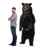 Cardboard People Brown Bear Life Size Cardboard Cutout Standup