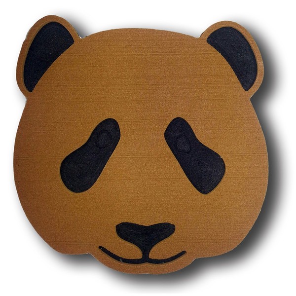 Toejamr Stomp Pad - Panda Bear FACE - Brown