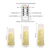 Nimiko Flickering Flameless LED Candles,Battery Operated Candles 9 Pcs with