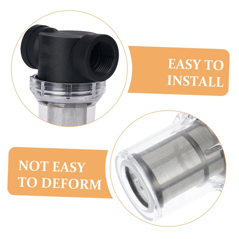 jojofuny 4pcs Rv Water Filter in-line Mesh Strainer for Water