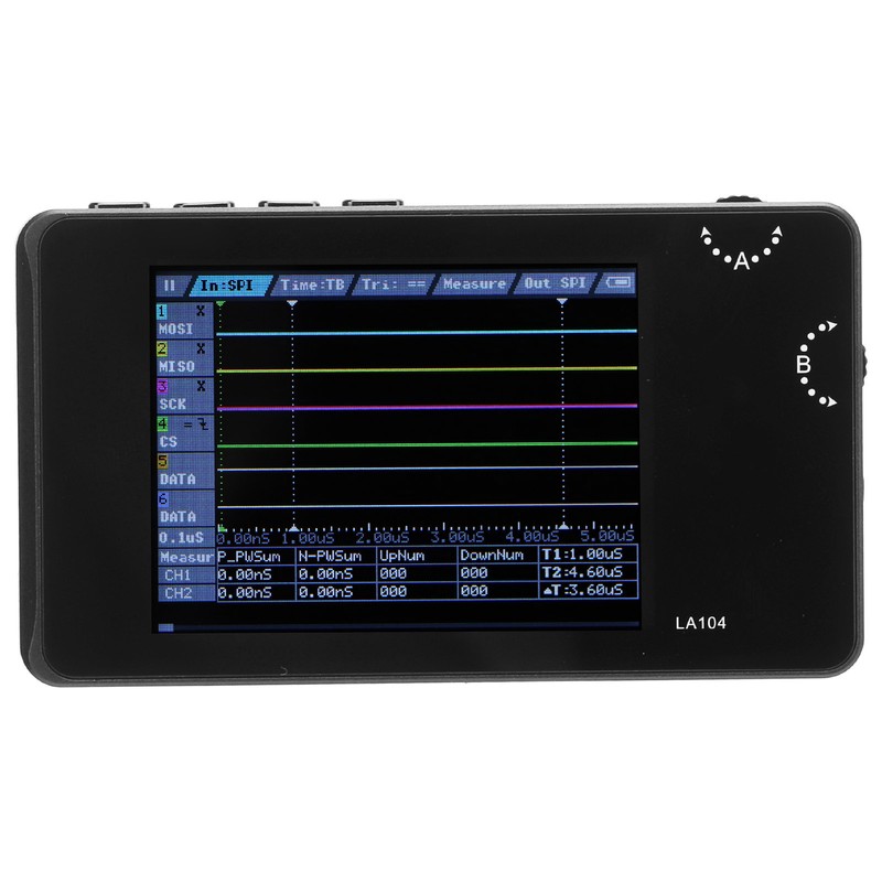 Portable Logic Analyzer 4 Channel Programmable Handheld Logic Analyzer Device