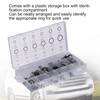 KIMISS 300PCS Snap Ring Assortment Kit, Internal Circlip Snap Retention