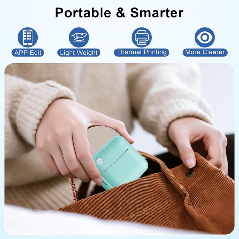 Doobuli Label Maker Machine with Tape - Thermal Label Printer