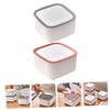 KOMBIUDA 2Pcs Convenient Desktop Trash Bin with Lid Creative Rubbish