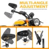 KEEPDSGN 7/8" 22mm Handle Bar End Mirrors Rearview Arrow For