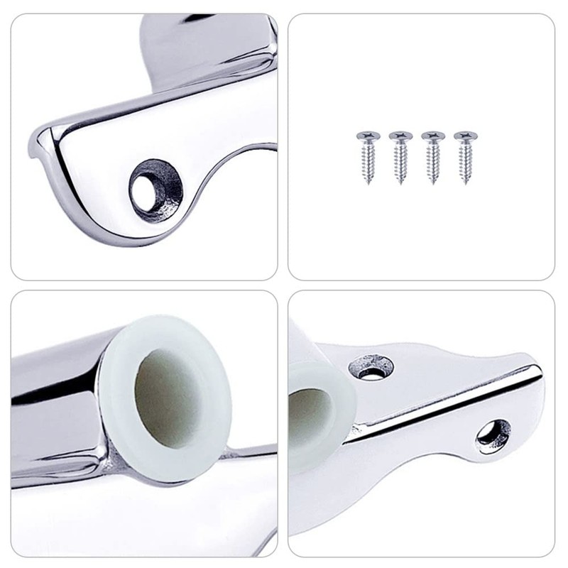 DONGKER Oarlock Support Bracket,3.9 * 0.7 * 1.2" Stainless Steel