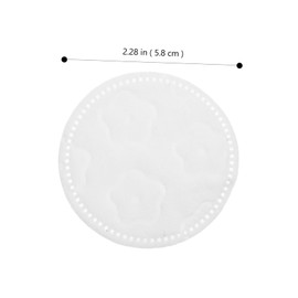 Healeved 1 Round Cotton Pad Facial Pads Cotton Rounds Makeup Pads Cotton Rounds Cleaning Pads for Face Cosmetic Pads Round for Face Cotton Pads for Makeup Removal Makeup Remover Pads