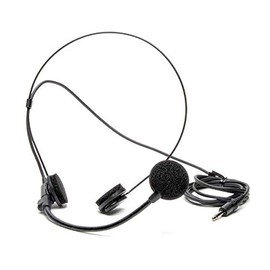 Azden HS-11 Uni-Directional Headset Microphone 3.5mm Professional, Handy, Black, (AZDHS-11)