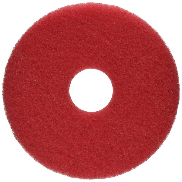 Lundmark Red 13-Inch Buffing Floor Pad up to 800 RPM, TKL13R
