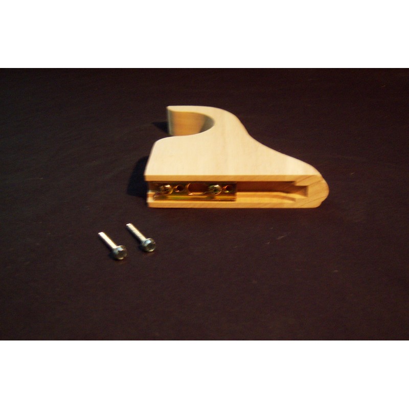 Unfinished Short Support Bracket for 2" Drapery Rod 1/Pack