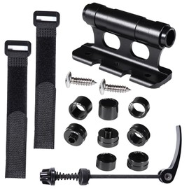 Bicycle Fork Mounts, Aluminium Alloy Bicycle Fork Holder, Bicycle Fork Mount with Quick Release, 5/12/15 x 100 mm, 15 x 110 mm, 4 Pairs Side Covers, for Trucks, Suvs, Bicycle Carriers and Trailers