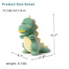 Adorlynetty Big Dinosaur Plush Toy, 15.7" Dinosaur Stuffed Animal, Cute