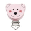 Dummy Chain Clip Bear, Pink, Pack of 1