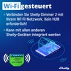 Shelly Shelly Dimmer 2, Intelligenter Wlan Dimmer, Kein Neutralleiter n?tig,
