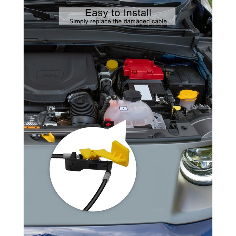 Hood Release Cable Fit for Jeep Renegade 2015 2016 2017