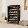 VTRIN Shoe Rack with Cover, 7 Tier Shoe Organizer Storage