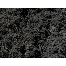 Black Shredded Redwood Mulch, Natural Dyed, Erosion Control Mulch, Great for Hillsides and Windy Areas, 2 Cubic Feet