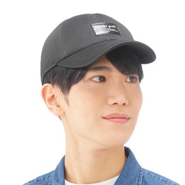 Bacia Men's Hat, Cap, Heat Blocking, Sun Protection, Hearest, Mesh Cap, Black, Free size