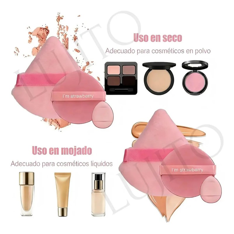 40pcs Brochas Maquillaje Profesional Esponjas Neceseres