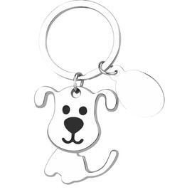 TPZORJX 1 Piece Cute Puppy Keychain, Cute Pet Keychain, Dog Lover Keychain, Women Gift, Car Keychain, Dog Lover Keychain