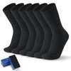 ICEIVY Socks for Men 5-6 Pairs Winter Warm Wool Crew